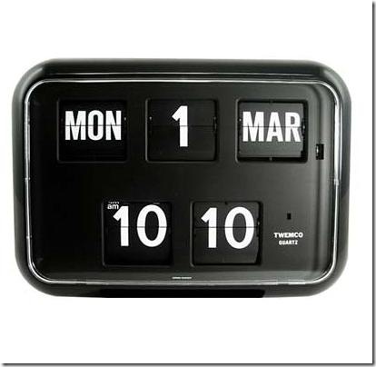 Twemco Flap Clock